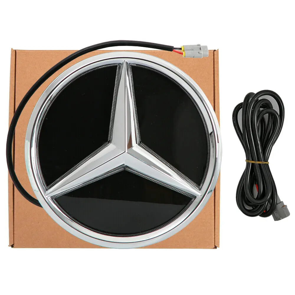 Bejárati Rácsos kapu Csillag Ábrászoló Króm Ezüst számára mercedes benz b-class W245 2009-2011 c-class W204 2008-2014 glk-class X204 2008-2012