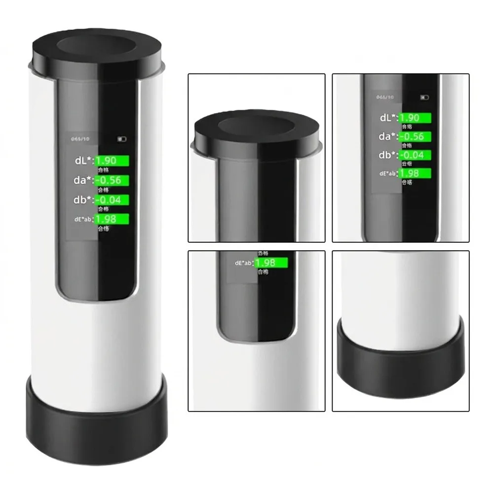DS-01 Portable Colorimeter For Paint & Plastic Color Matching, 8mm Aperture Color Tester With App Data Storage Support