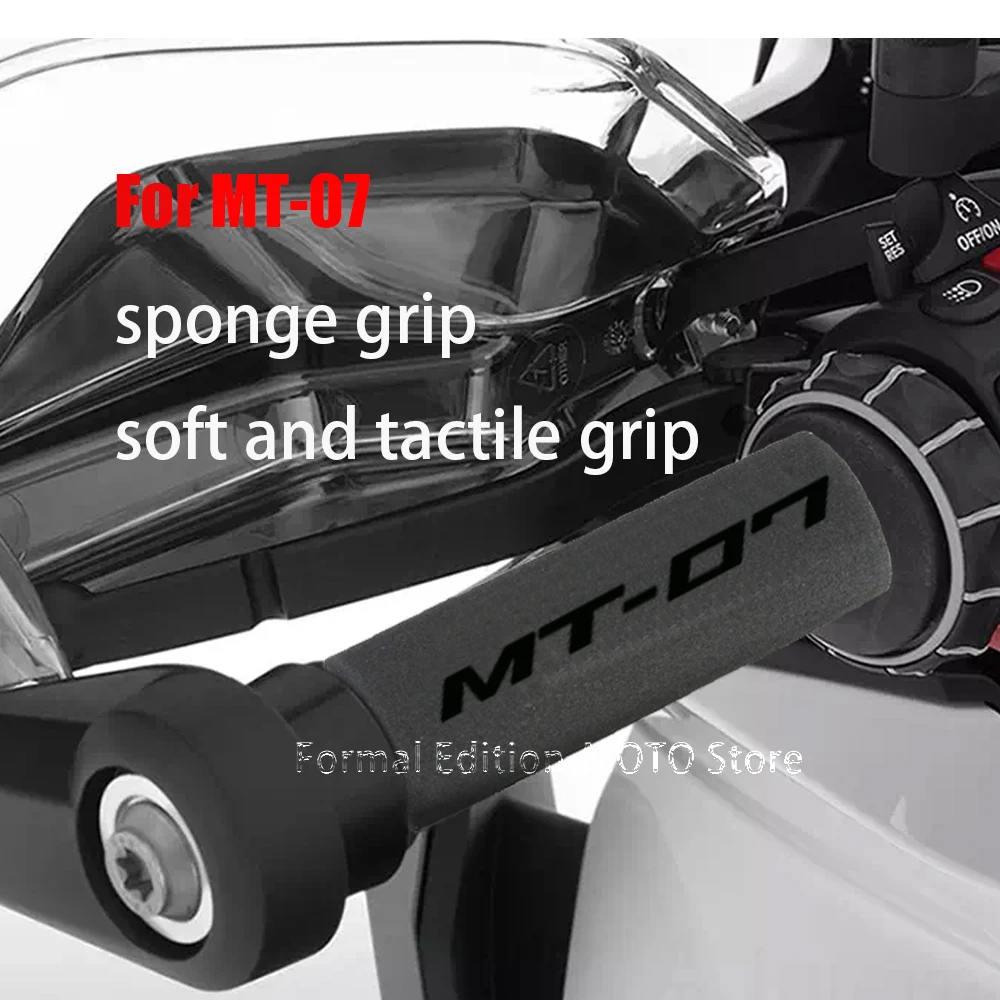 

Handlebar Grips Anti Vibration Motorcycle Grip for YAMAHA MT-07 Accessories Sponge Grip for MT-07