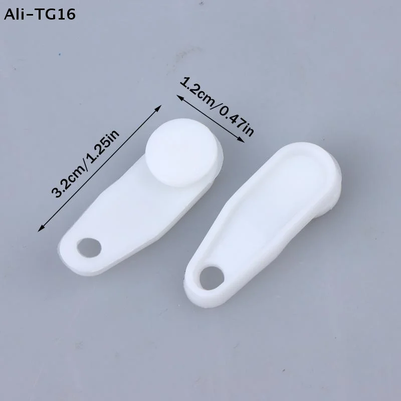 【YY16】50Pcs 2026 Plastic Curtain Track Clips Easy To Use Durable White Curtain Track Hooks Multifunction Drapery Hooks Bedroom
