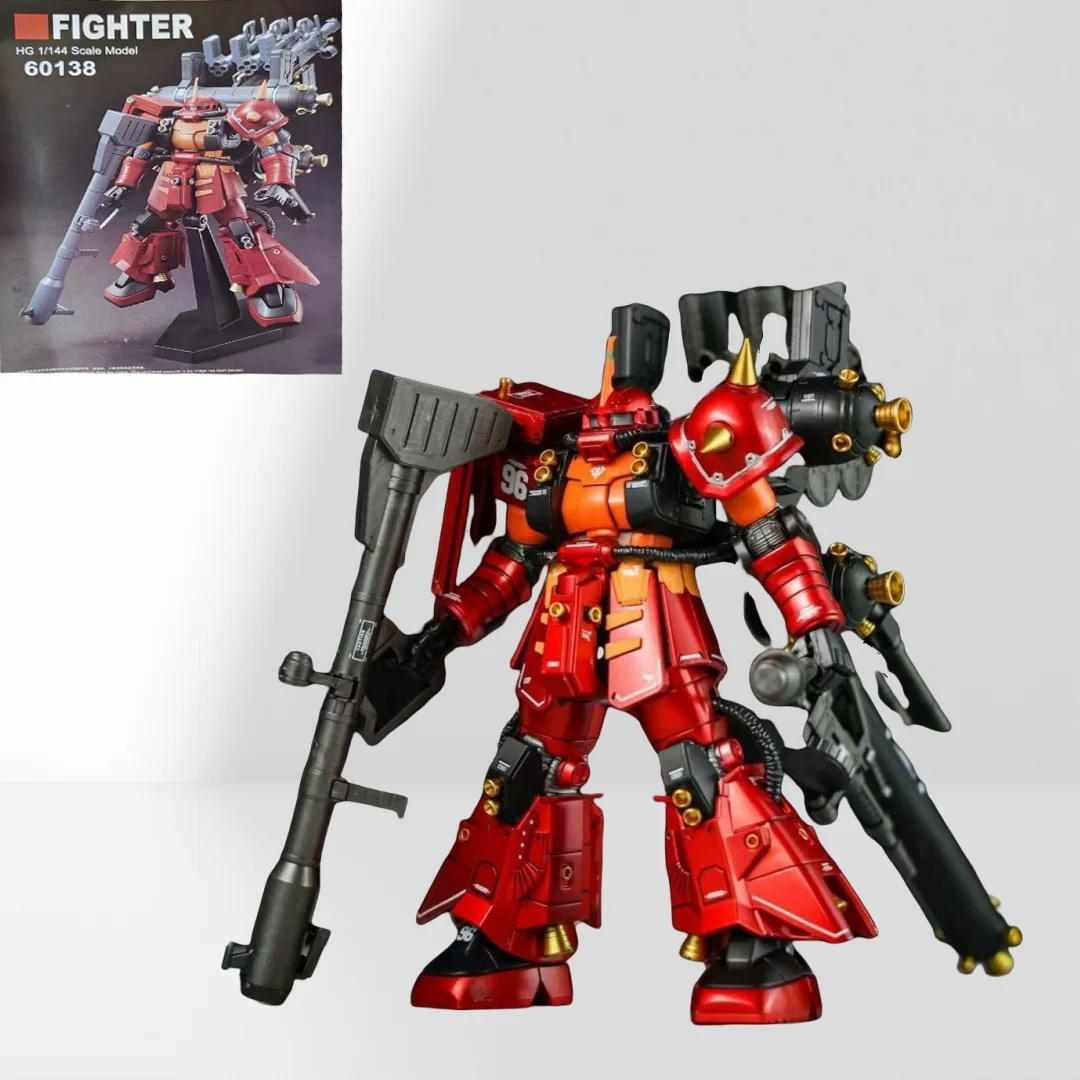 

Aesthetic Spiritual Power-Zagu Cosmic Front-Metal Mechanical Red Plate Spray 1/144 Assembly Model Children's Toy Gift Collection