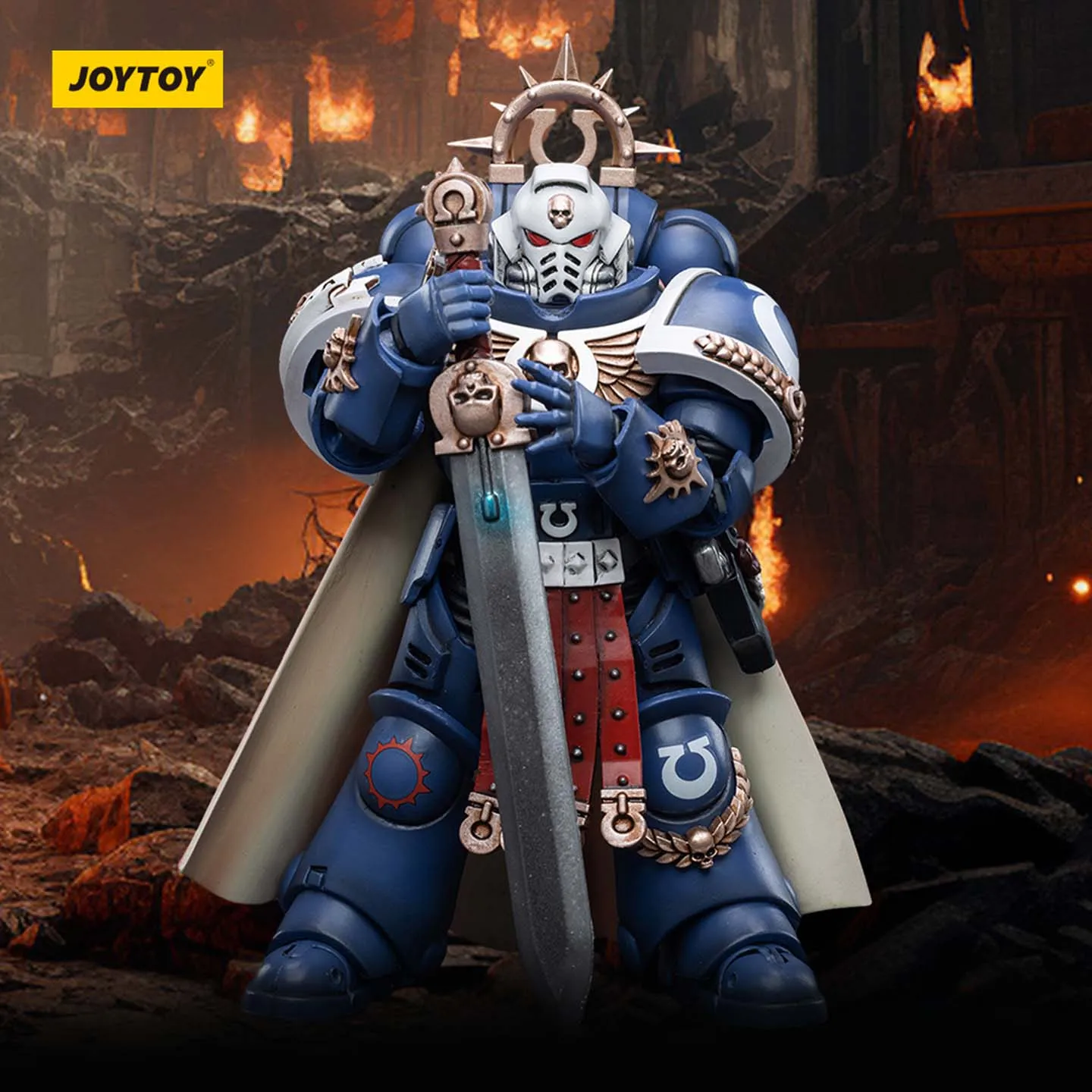 JOYTOY Dark Source Warhammer 40k guerrier extrême JT3297 Original Casting Company Commander 1:18 modèle soldat Mobile portable