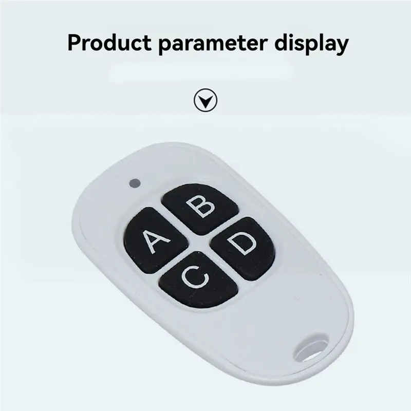 [NEW A09R!】 Electric Gate Transmitter 433Mhz Universal Garage Door Opener Remote Control Wireless 4-Button Key Duplicator Clone
