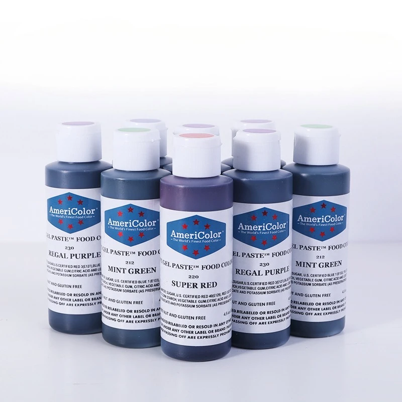 128g Water-based Americanolor American Baked Cake Cream Piping Coloring Cake Baking Decoration Accessories