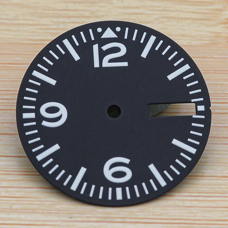 Green Luminous 28.5mm Dial For SKX007 SRPD 6105 Turtle Tuna Samurai Watch Fit NH35 NH36 Mechanical Movement Mod Accessories