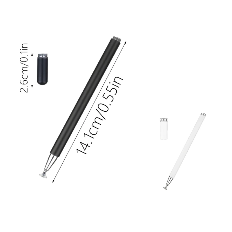 Penna touch stilo capacitivo Dropship per tablet, telefono, laptop, scrittura fluida, disegno confortevole a lungo