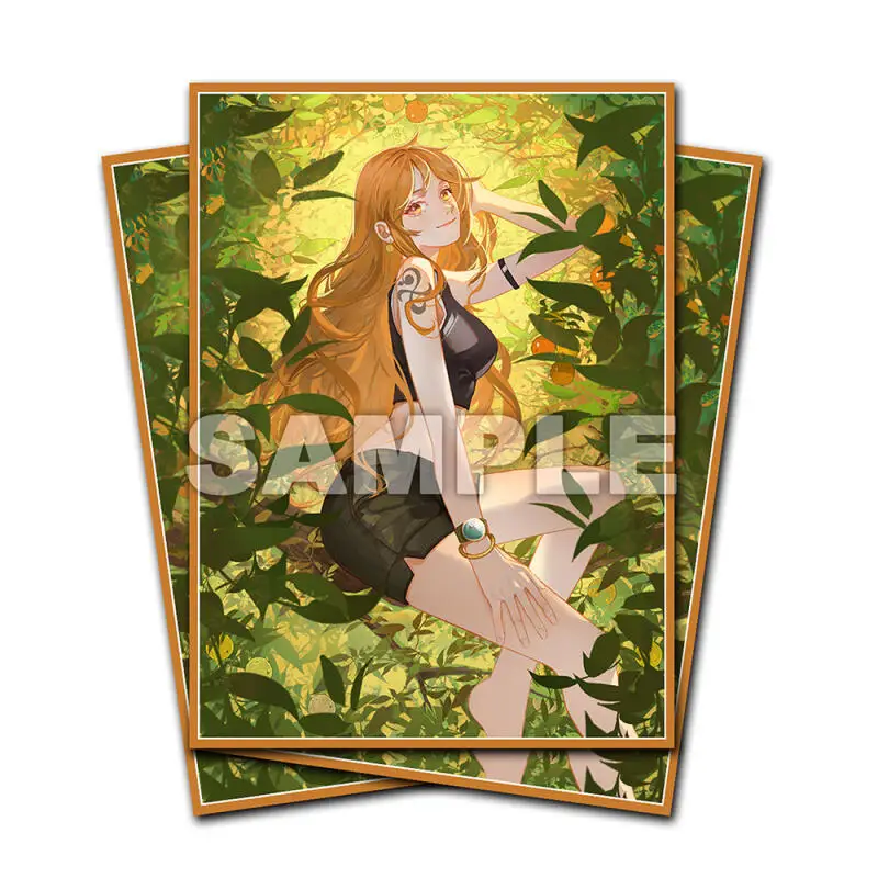 

Набор из 60 защитных чехлов для карт One Piece Nami (OPCG, PTCG, DTCG) для коллекционных аниме-игр, 67*92 мм, подарок, игрушка