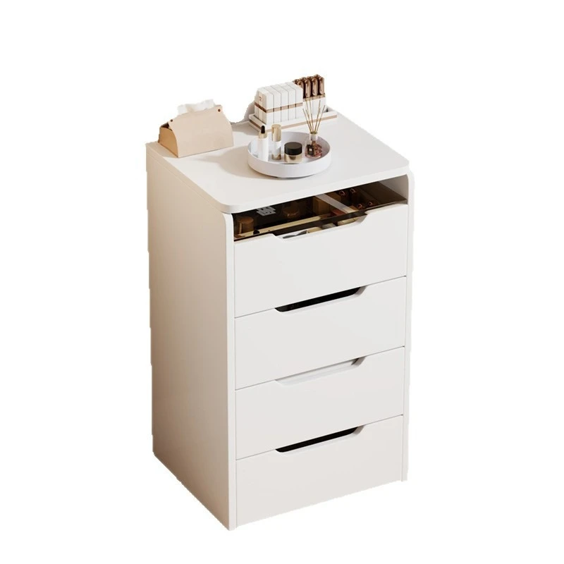 

Flip dresser chest integrated, cream style modern simple Internet celebrity storage cabinet