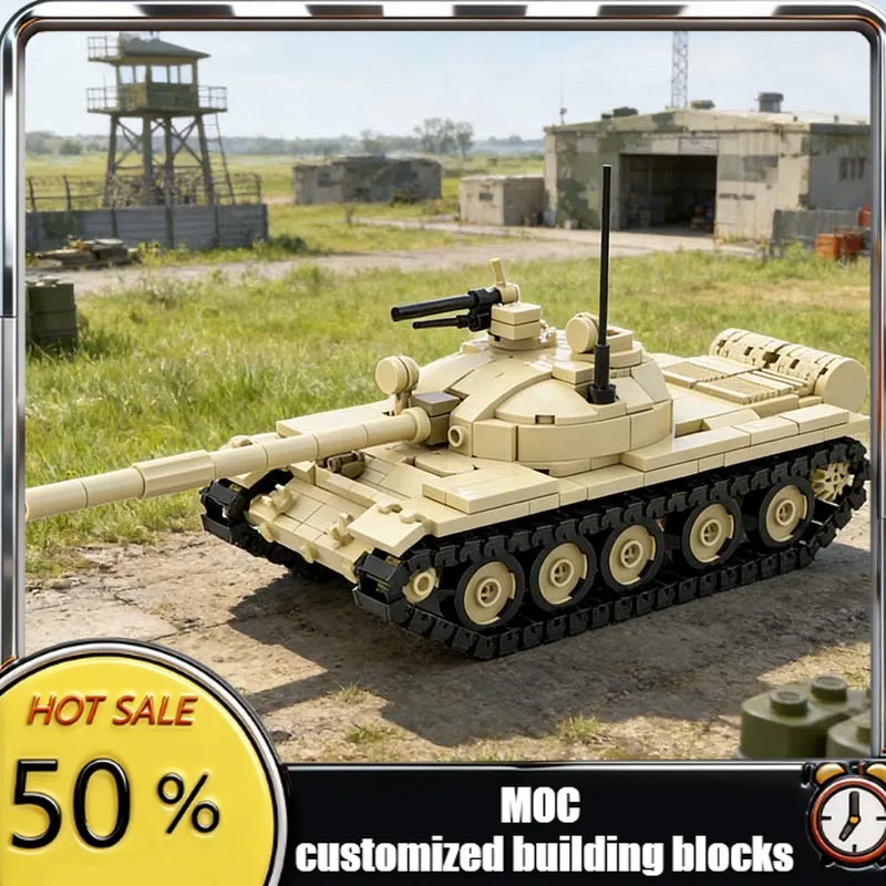 

449 PCS Custom Tank Model TMOC-62 MOC Customize Modular Building Block Educational Popular Kids Brick DIY Boys Toy Birthday Gift