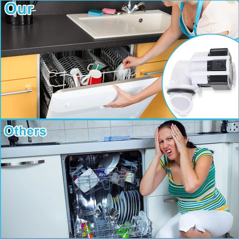 

BAAJ-WD21X25468 Замена датчика давления посудомоечной машины, совместимая с стиральной машиной GE, сменный WD21X25468, AP6976524