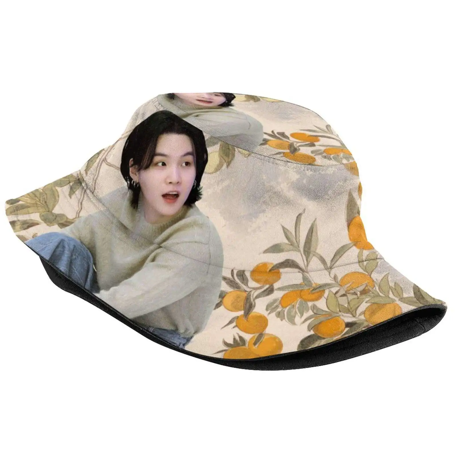 Yoongi And Oranges Sun Cap Fisherman Hat Bucket Hats Yoongi Suga Oranges Edward Lear