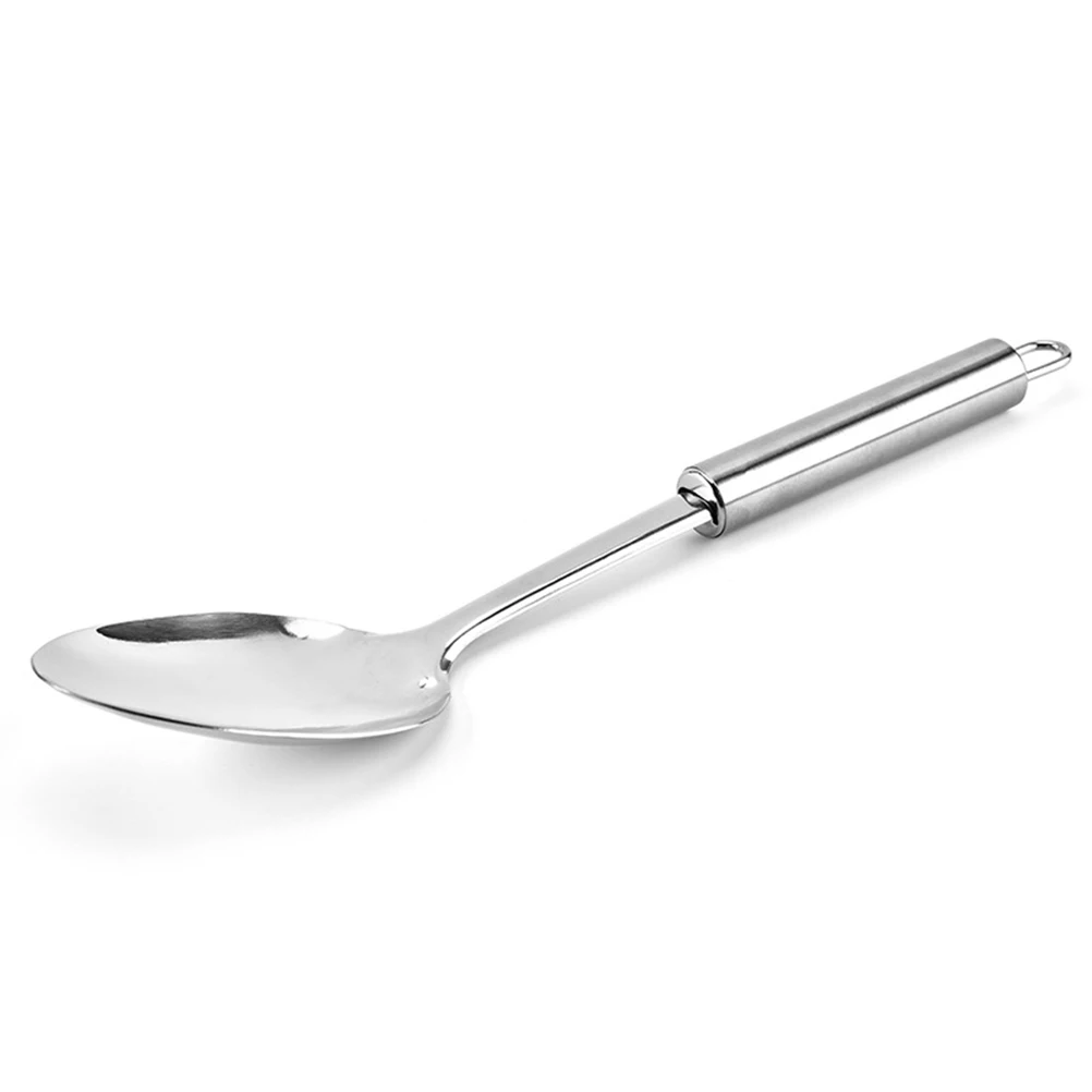 

2pcs Stainless Steel Mini Soup Spoon Kitchen Gadget Non-Slip Handle For Home Restaurant Hotel Use Easy Storage Ice Cream