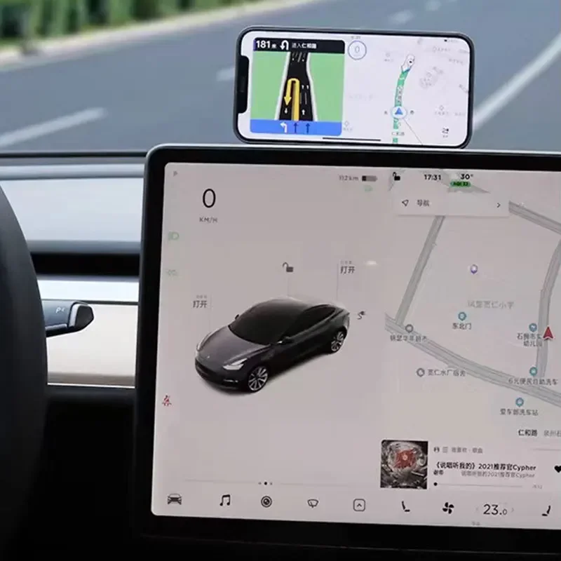 

For Tesla Model 3 Y Magnetic Car Phone Holder Mount Mobile Cell Phone Stand Universal for all mobile phones 1PC