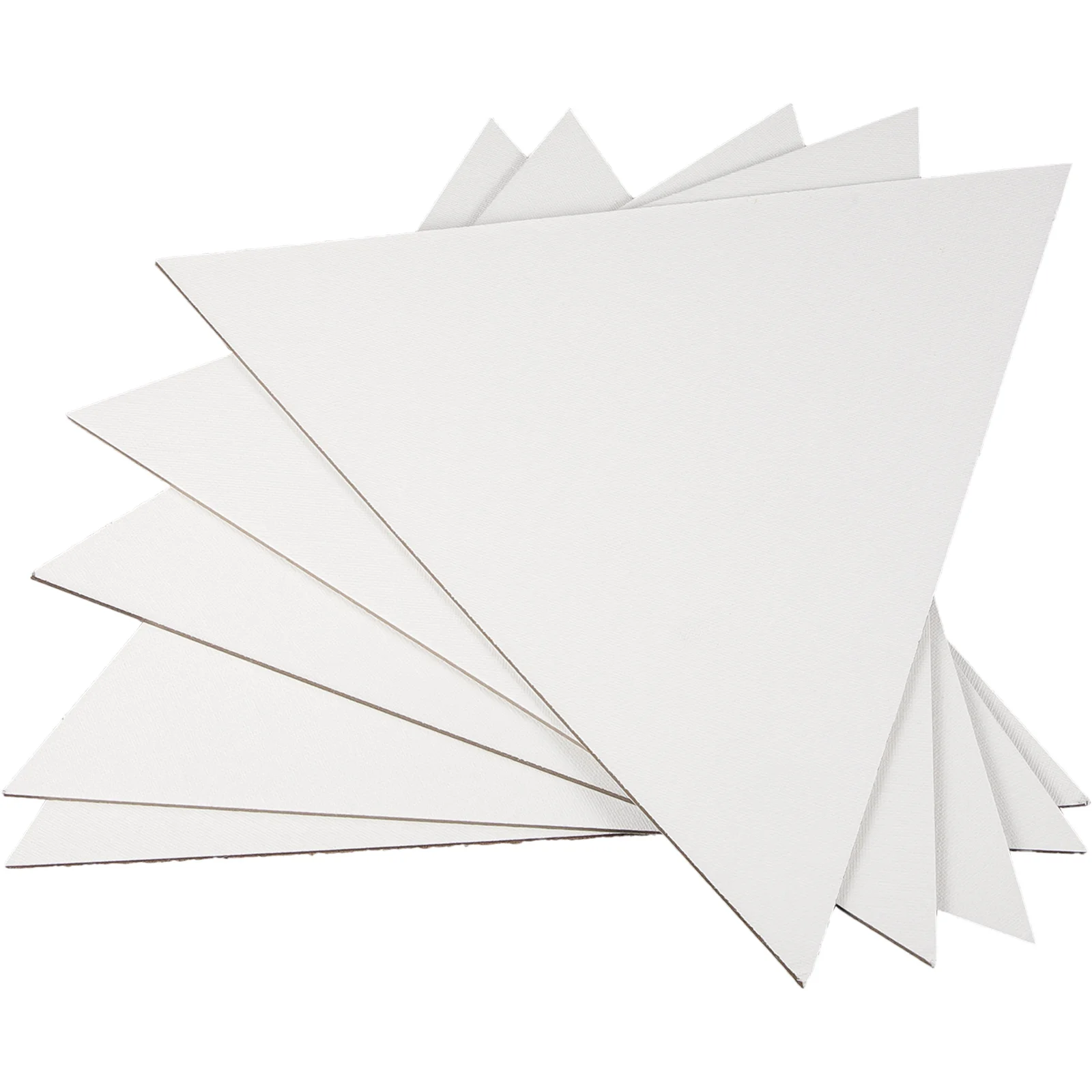 

5pcs Blank Canvas Boards Oil Drawing Board For Kids Durable Wear Resistant Painting Panels Easy Diy Decoration Use Large Blank