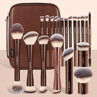 MAANGE-Kit de brochas de maquillaje profesional, 20 Uds., con bolsa de almacenamiento, base en polvo de doble extremo, colorete, sombra de ojos, Kit de mezcla de belleza