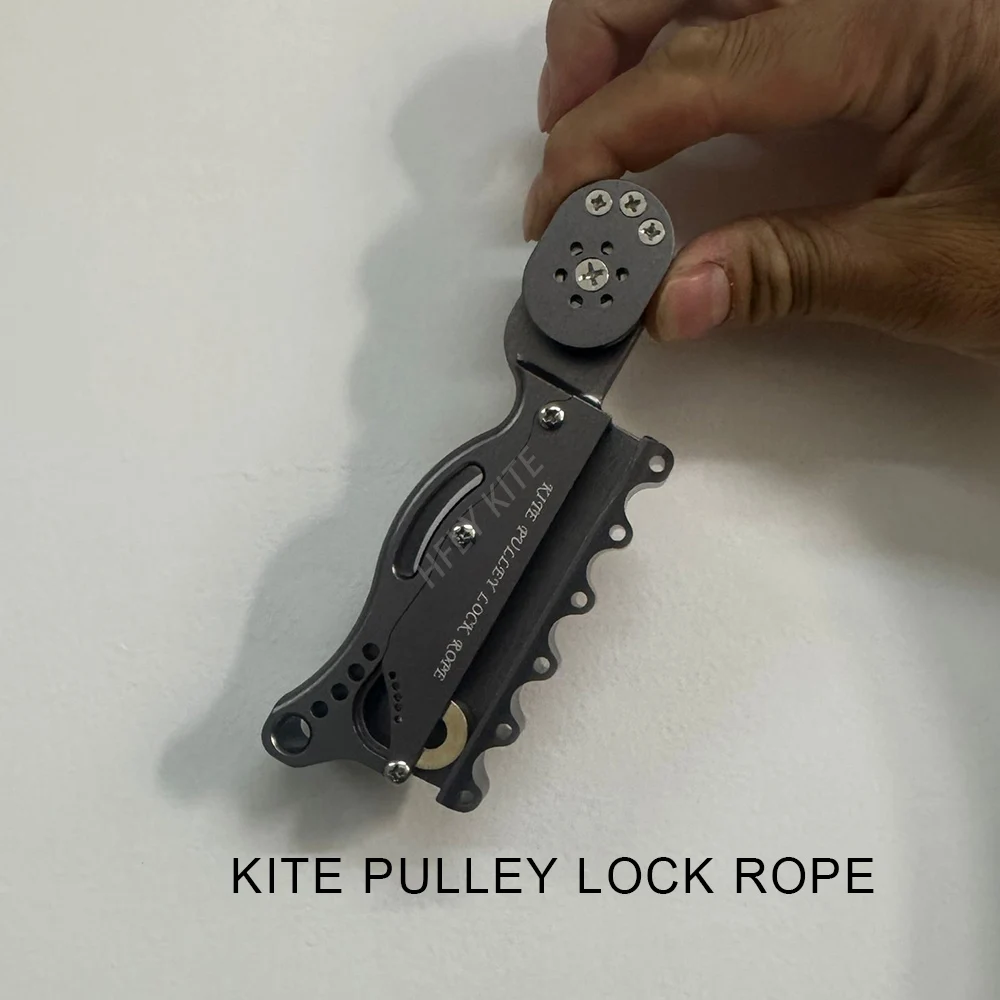 HFLYKITES 악어 GRIP 연 도르래 잠금 로프