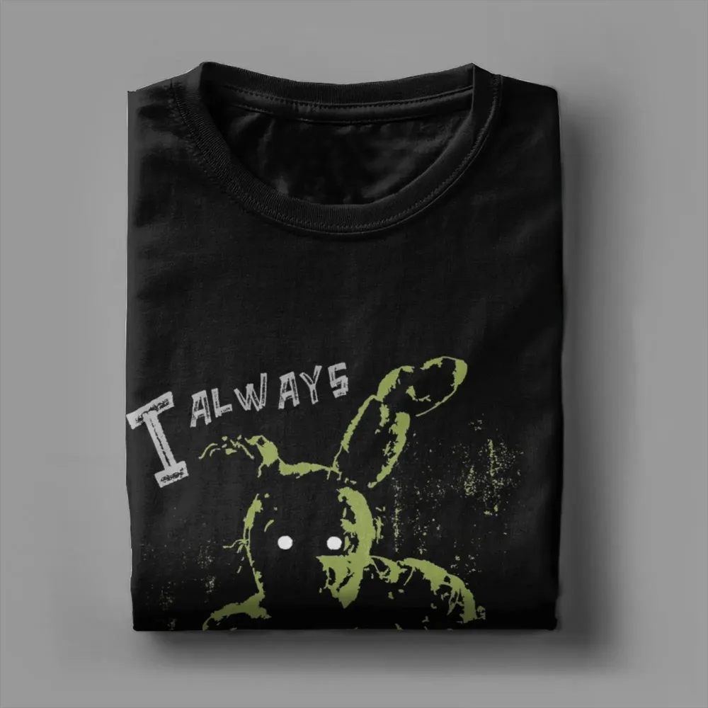 تي شيرت رجالي Springtrap FNAF At Freddys تي شيرت 100% ملابس قطنية عتيقة بأكمام قصيرة ورقبة دائرية تي شيرت مقاس كبير تي شيرت للرجال #4