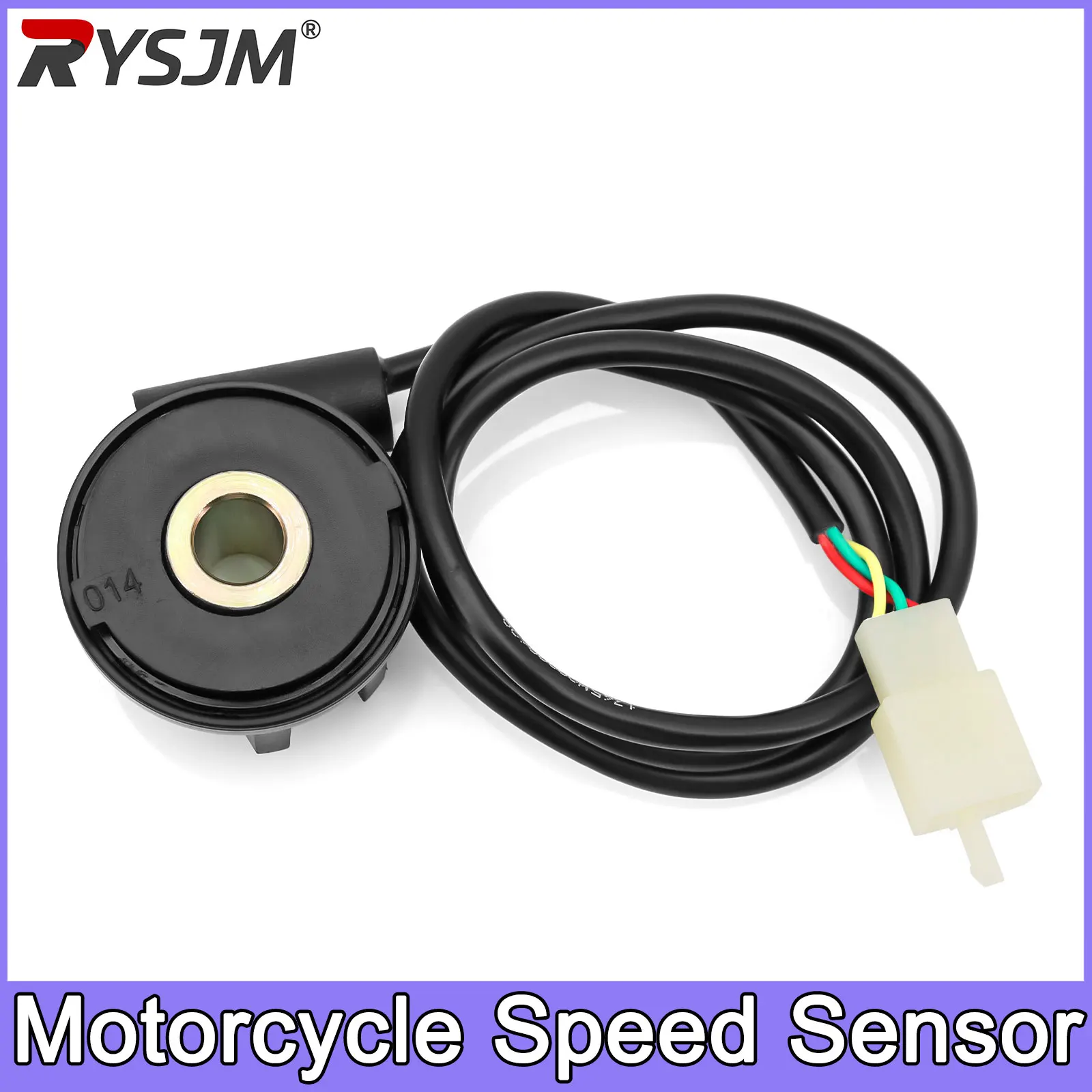 1pc Motorcycle Odometer Sensor Universal Motorcycle Speedometer Sensor 3-Pin Turbo Turbine Sensor Wire for Tachometer Meter 12v