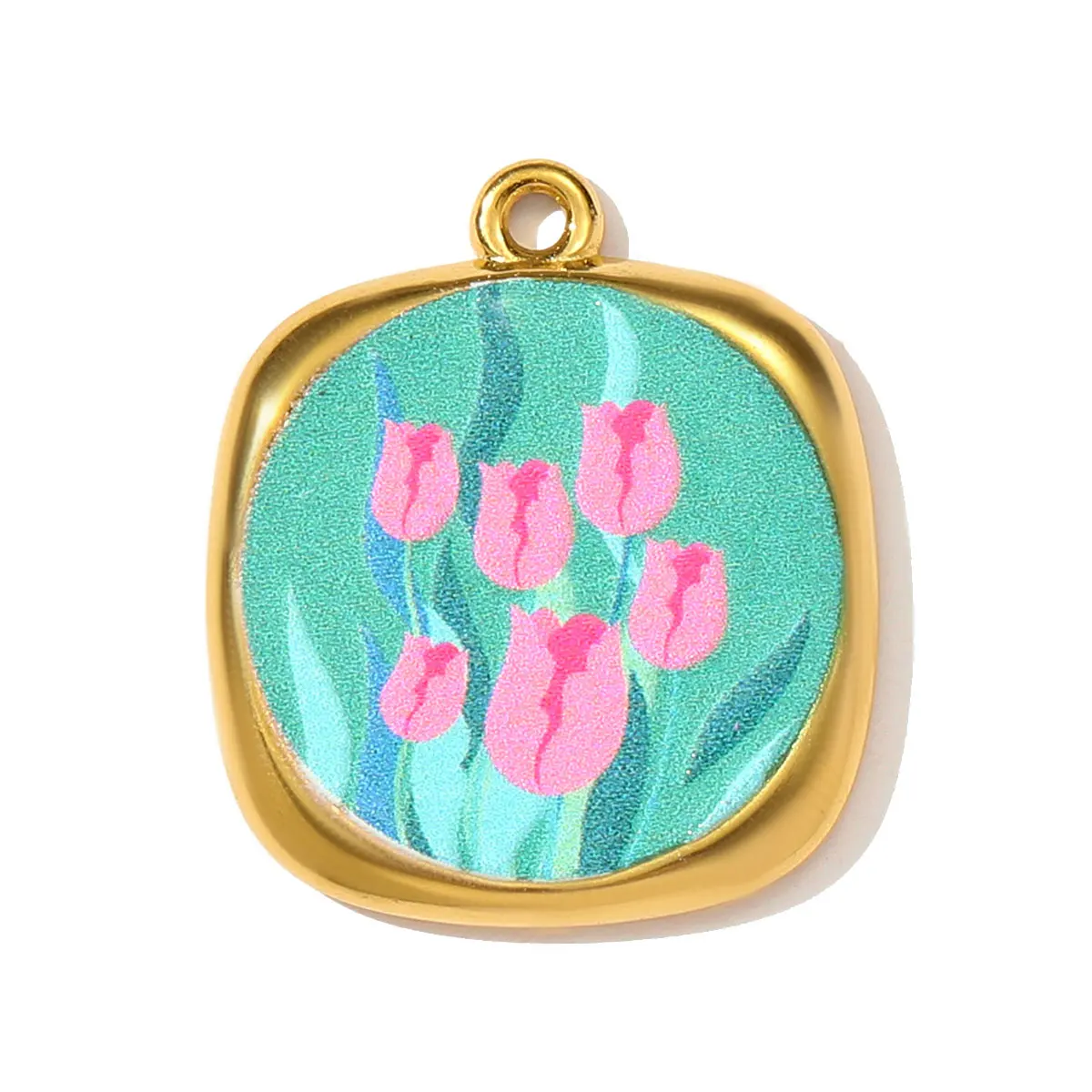 

3Pcs/Lot Stainless Steel Enamel Sun Star Charm Pendants For DIY Making Necklace Earrings Jewelry Accessory Wholesale