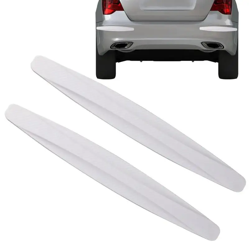 

Anti-Collision Protector Rubber Auto Front And Rear Corner Bumper Cover Guard Lip Strip Sticker Universal Car Exterior Parts 2pc