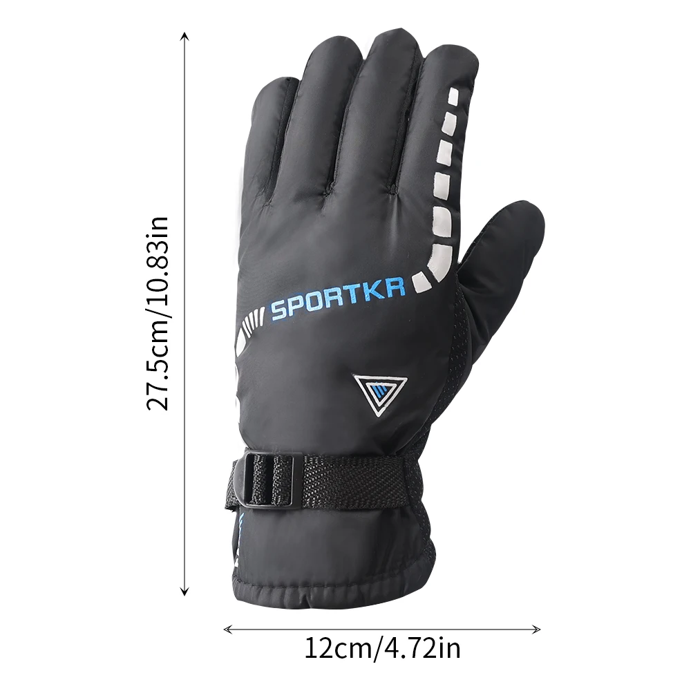 Men Waterproof Winter Cycling Gloves Windproof Outdoor Sport Ski Gloves Bike Bicycle Scooter Riding Motorcycle Keep Warm Gloves