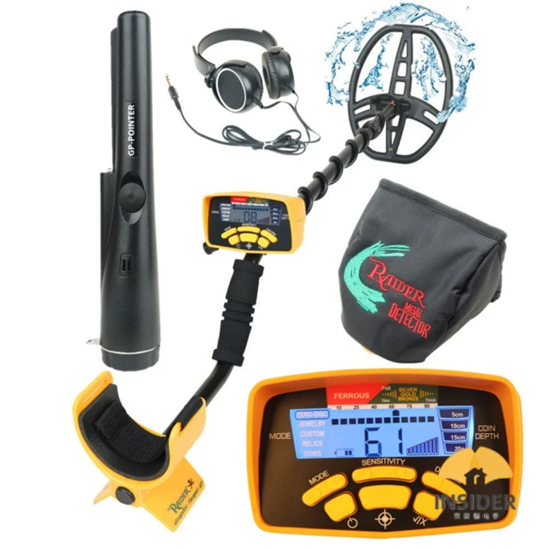 Long Range 5 Meters Deep Metal Detector MD-6350 Underground Gold Detector