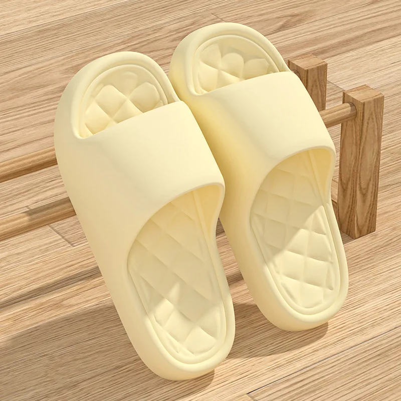 

Cool Slippers For Women Bathroom EVA Slippers Household Bathing Anti Slip Anti Odor Indoor Flip Flops