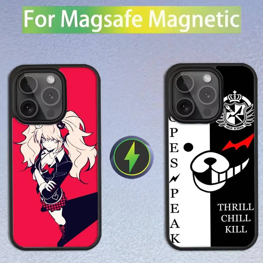 

Danganronpa Phone Case For iPhone 16,15,14,13,12,11,Pro,Max,Plus,Mini,SE Magsafe Magnetic Wireless Charging