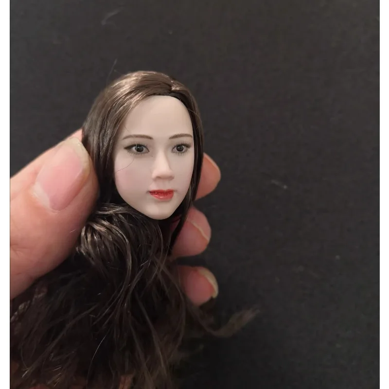 1/6 The Legend of  the Condor Heroes Head Sculpt Cute Girl Head Carving Model for 12inch Pale Skin Female Toy Figure Dolls