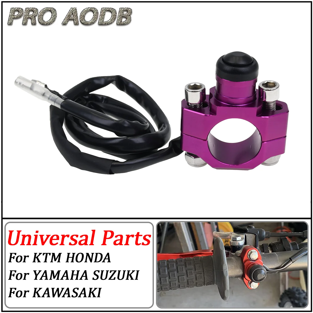 

For KTM SX XC XCF XCW XCWF SXF EXC EXCF Yamaha Suzuki Kawasaki Honda Universal CNC Start Kill Switch Engine ON OFF Button