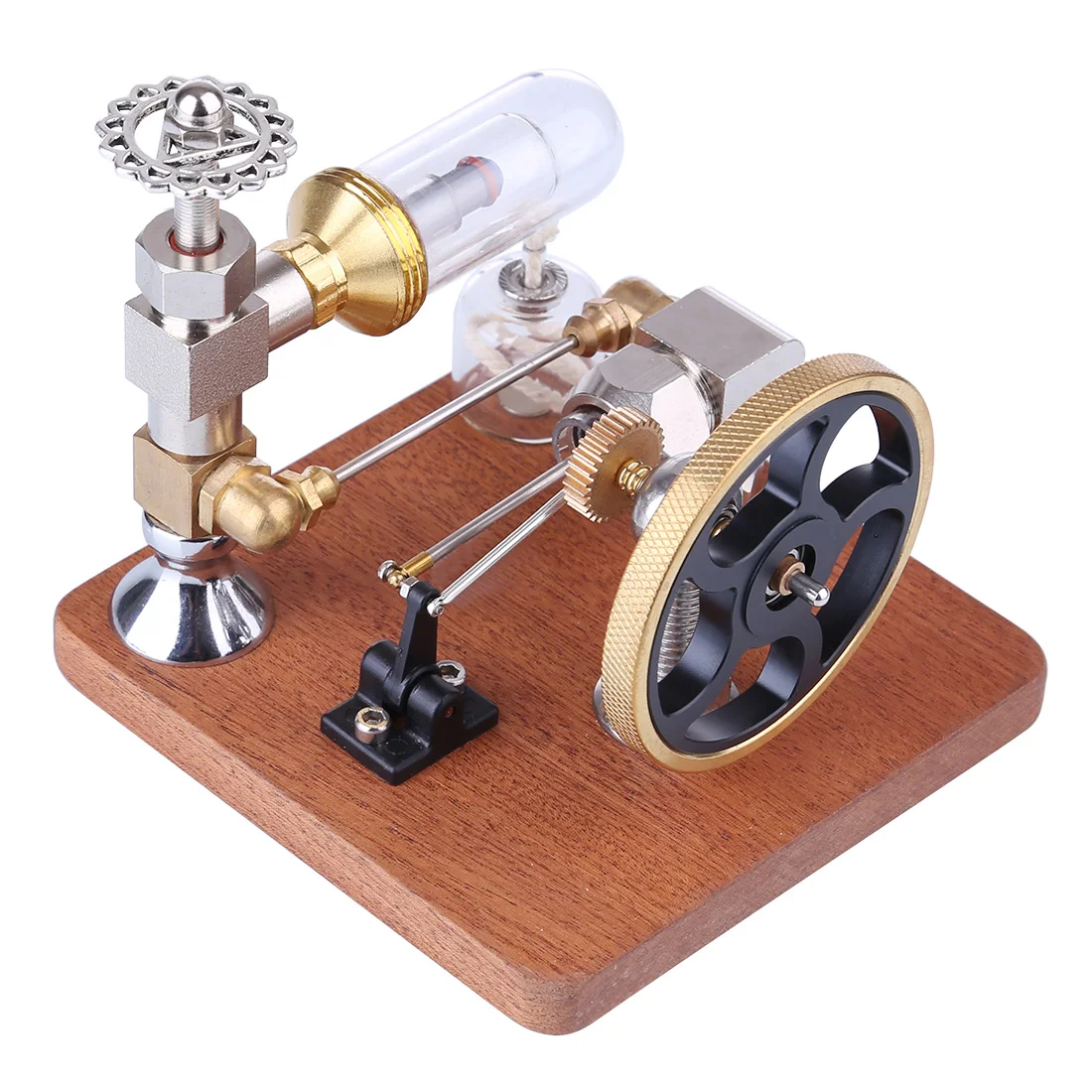 

Adjustable Speed Stirling Engine Model With Vertical Flywheel Science Experiment Engine Toy Physics Steam Power Toy Men Gift