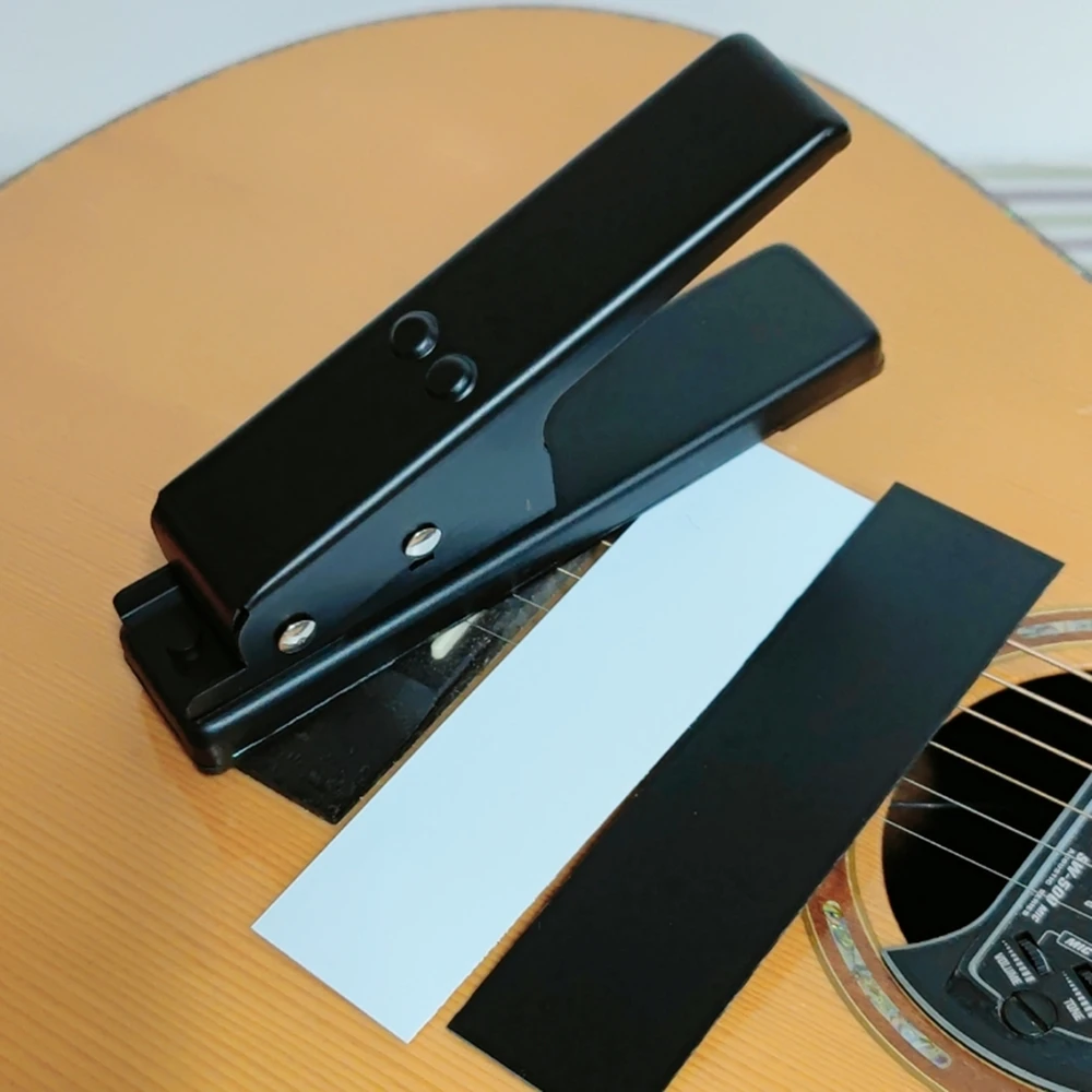 Black Guitar Plectrum Maker Pick Punch Card Cutter Make Picks from Credit Gift Cards