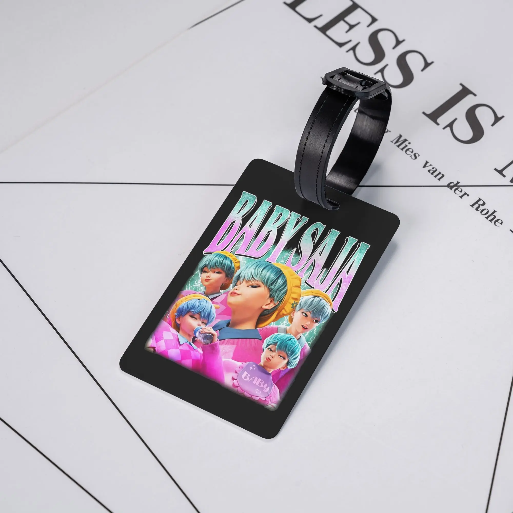 

KPop Охотники на демонов Baby Saja Багажные бирки Чемодан Силиконовые дорожные аксессуары Чемодан Сумка Чехол Бирки ID Адреса Чемодан Бирка Подарок