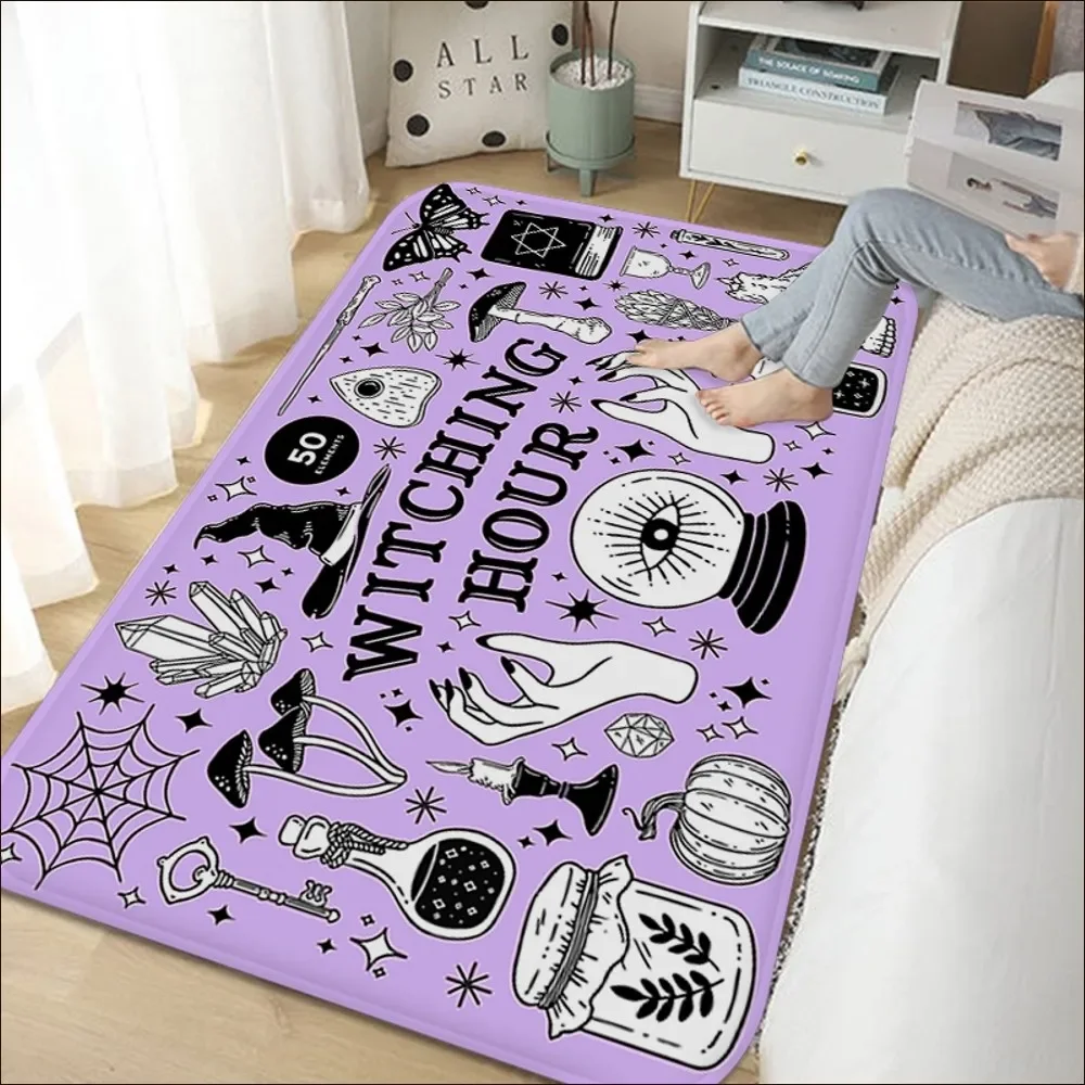 Witches Moon Tarot Floor Mat Bath Mat Nordic Style Home Doormat Bathroom-Toilet Mats Bedroom Welcome Doormat