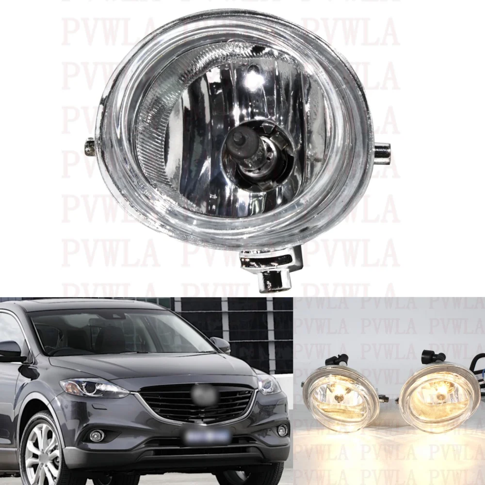 For Mazda CX-7 2007 2008 2009 CX-5/CX-9 2013 2014 2015 2016 Left Side Front Bumper fog lights Lamp With Halogen Bulbs