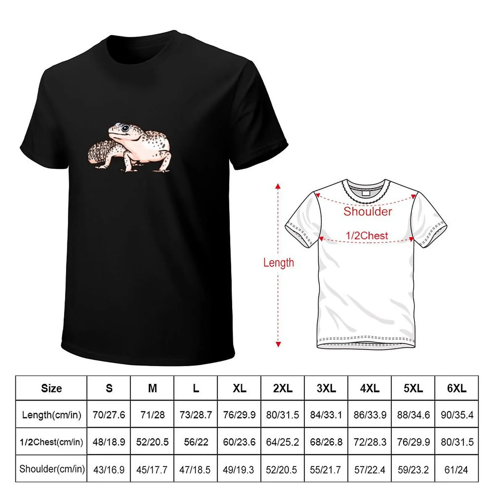 Leopard Gecko - Super Snow T-Shirt Utility Work Short Sleeve Top