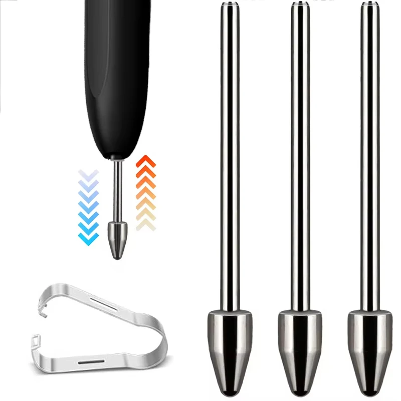 Stylus Nib For Samsung Tablet Titanium Alloy Replacement Nib Durable Support 4096 Pressure Sensitivity Touch Pencil Accessories