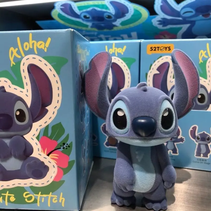 52 ของเล่น Disney Stitch แปลกน่ารัก Series กล่องตาบอด Mystery Box Stitch Action Figure ตกแต่งเครื่องประดับ Surprise กระเป๋าคริสต์มาสของขวัญ