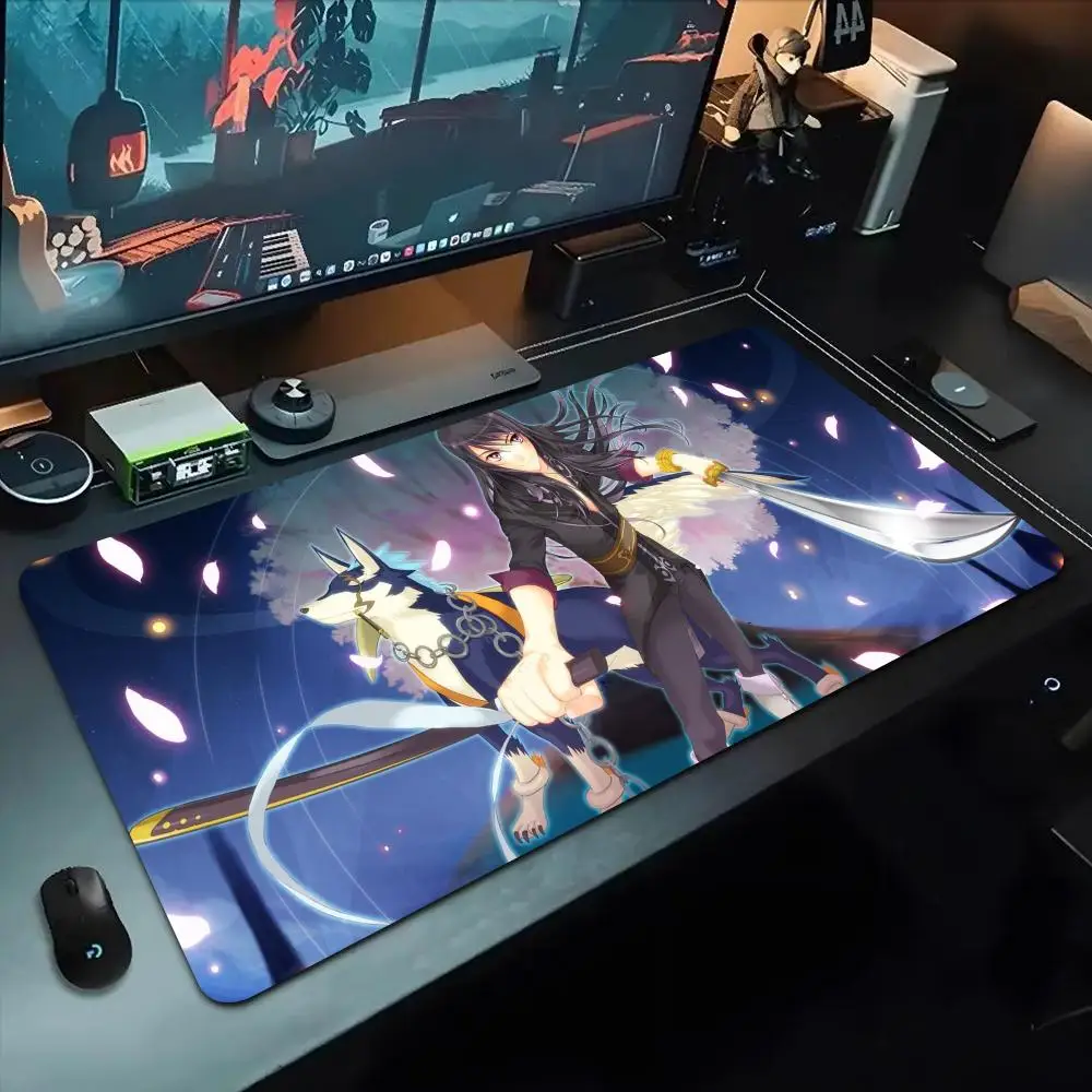 

Tales of Vesperia Definitive Mouse Pad 500X1000 mm Large Gaming Mousepad Gamer XL Rubber Otaku Keyboard Pad Laptop Desk Mat