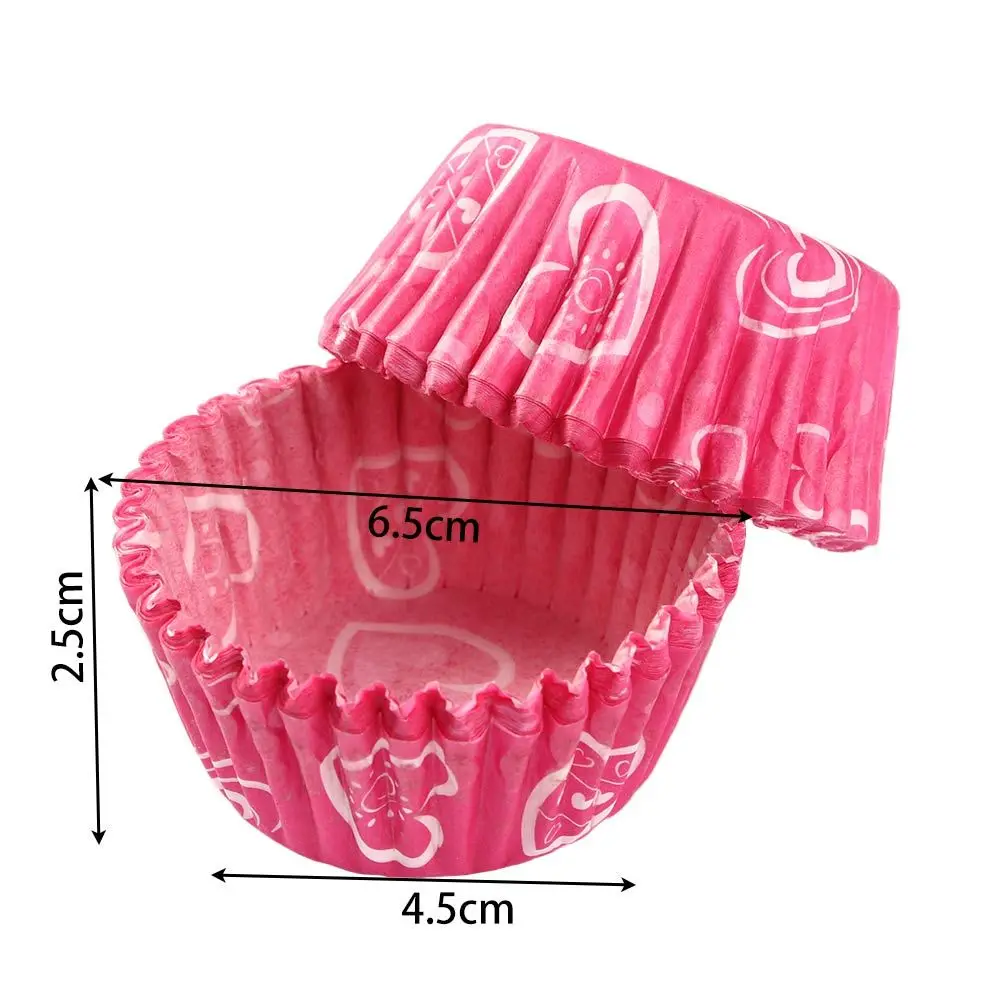 Decorating Hot Cute Cup Wrapper 100PCS Cases Mini Liners Paper Baking Cake Cupcake