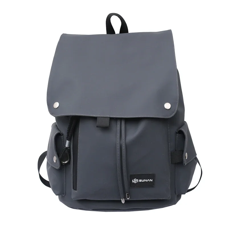 2024Oxford Fashion Casual Travel Backpack Large Capacity Computer Backpack Solid Versatile Style Drawstring Large Size Backpack