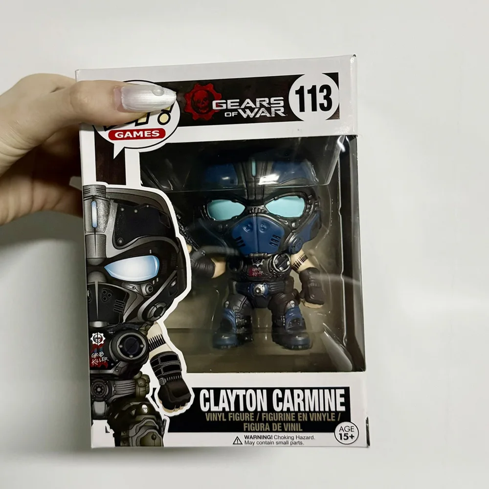Recién llegados Juegos Funkos Gears Wars Clayton Carmine # 113 Pops figuras de acción de vinilo exclusivas juguetes muñecas coleccionables juguetes regalos