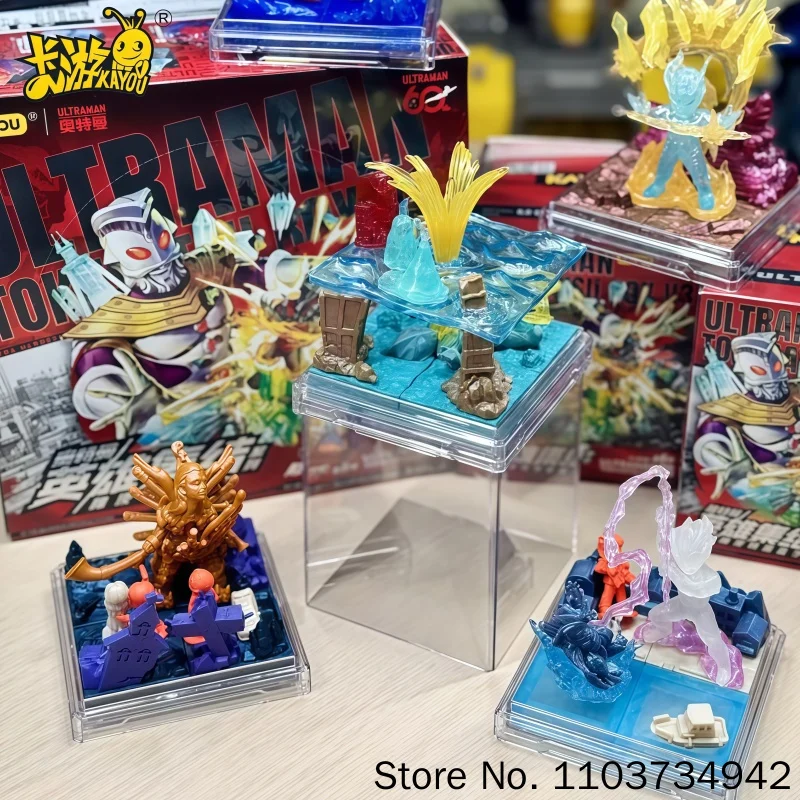 Kayou Ultraman Blind Box Serie 3, Mini Figura Borrador, Caja Misteriosa Tokusatsu, Coleccionable de Anime, Decoración de Escritorio, Juguete de Regalo