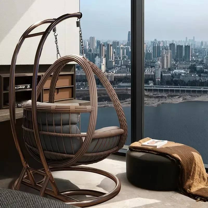 

Customizable Transform Your Outdoor Space with Stylish Garden Furniture Set Featuring Rattan Chair and Swing