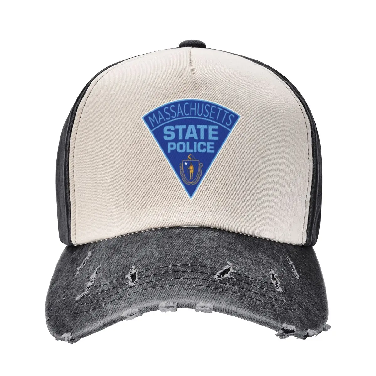 

Massachusetts State Police Logo - Badge - Shield - Patch Baseball Cap Sunscreen Dropshipping Kids Hat Luxury Woman Men's