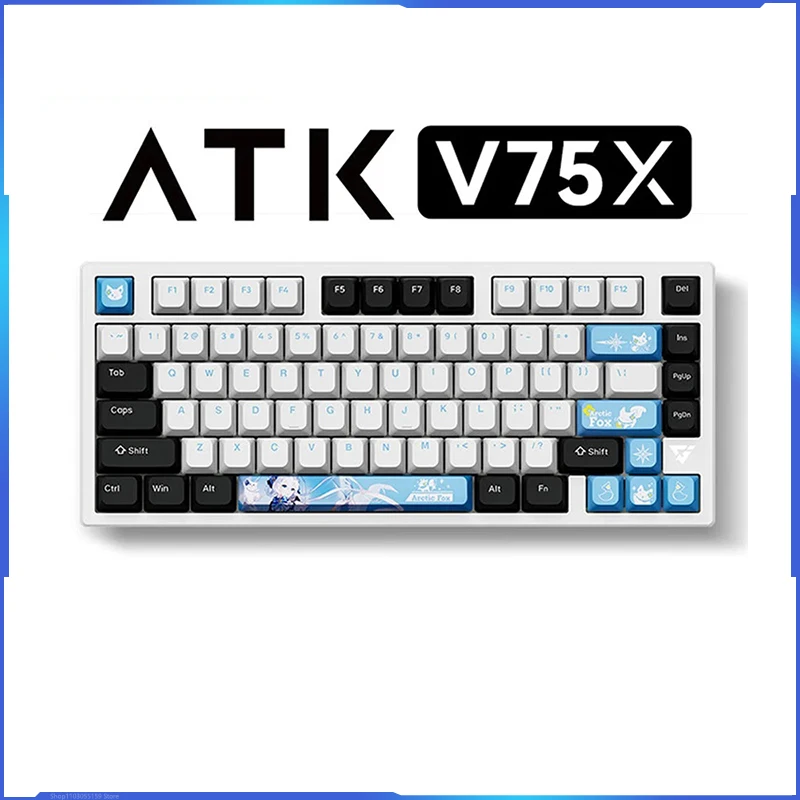 

Atk VXE V75x Mechanical Keyboard Aluminum Alloy Smart Speed X3 Mode Game Keyboard RGB Hot Swappable Pc Computer Accessories Gift