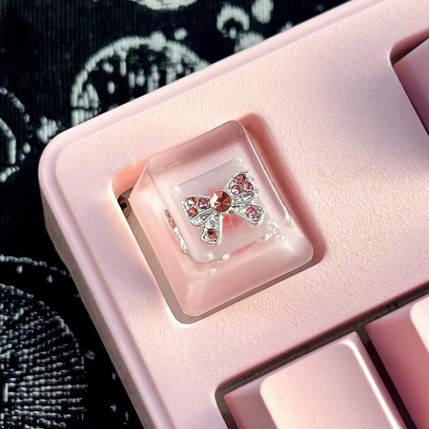 Exquisite Bowknot Resin Keycaps Custom Handmade Creative Butterfly Keycap For Cherry Mx Switch Mechanical Keyboard