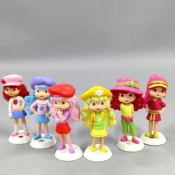 Cartoon  Cute  Fashion  pretty  Girl Strawberry Doll Tabletop Decoration Action Figure Toy