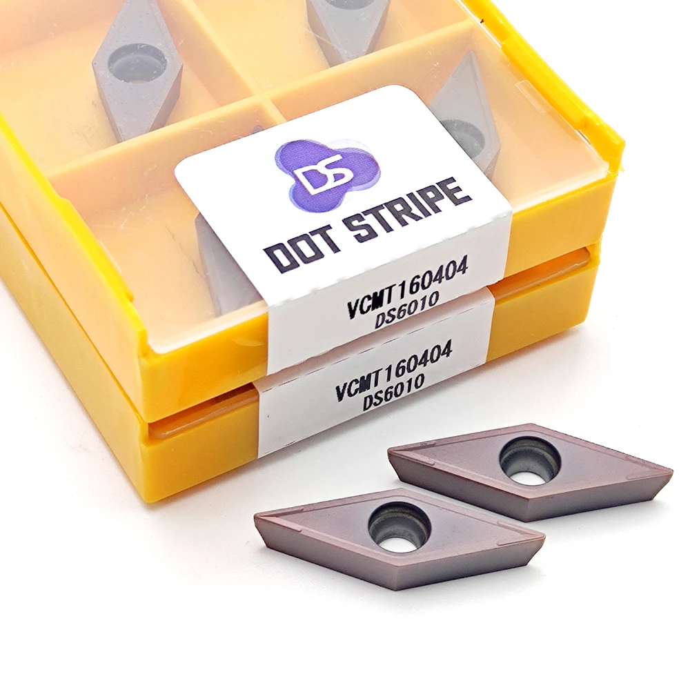 Inserto in metallo duro VCMT11T304 VCMT160404 VCMT160408 MA Fresa cilindrica per metalli Tornio Utensile per tornitura CNC