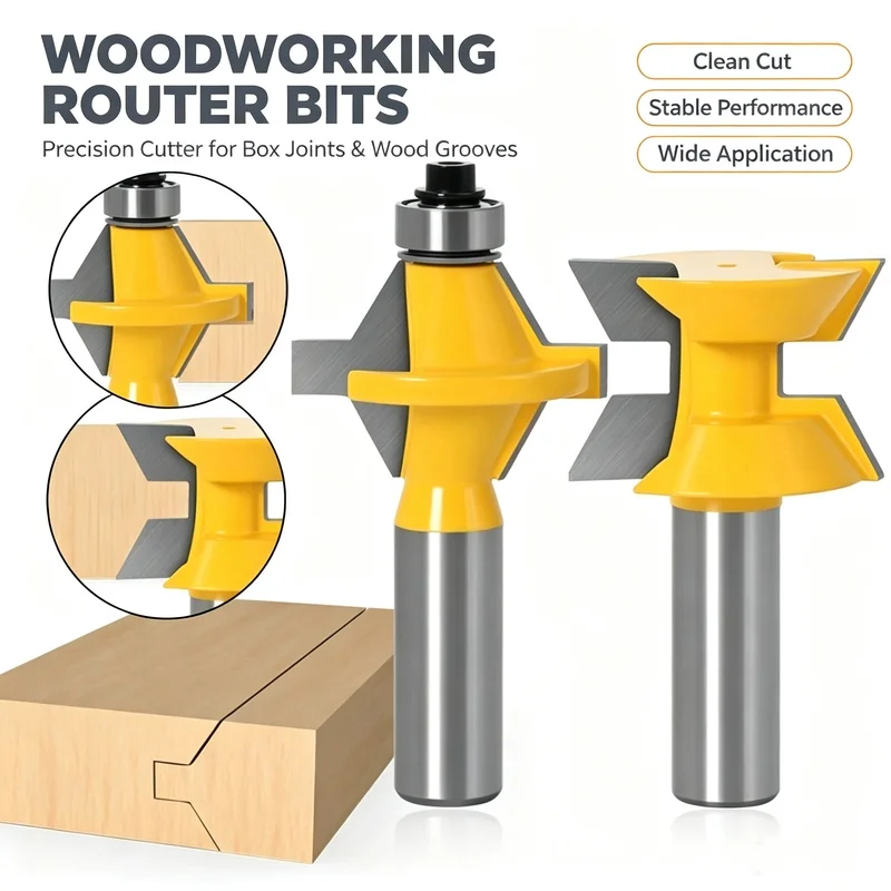 120° Lock Miter Router Bit, 1/2